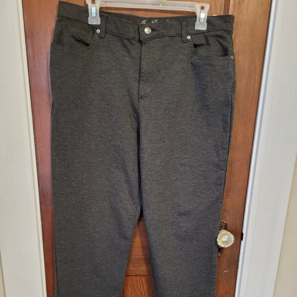 Gloria Vanderbilt Amand Dress Pants with Embellished Back Pockets Size 16 - Picture 1 of 10